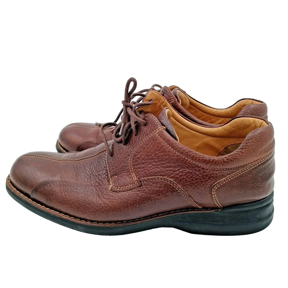 Johnston & Murphy Mens Size 9.5M Dress Shoes Brown Leather Oxford 20-7223‎